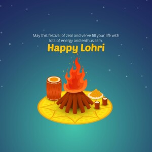 Happy Lohri hd images poster banner status and hd photos